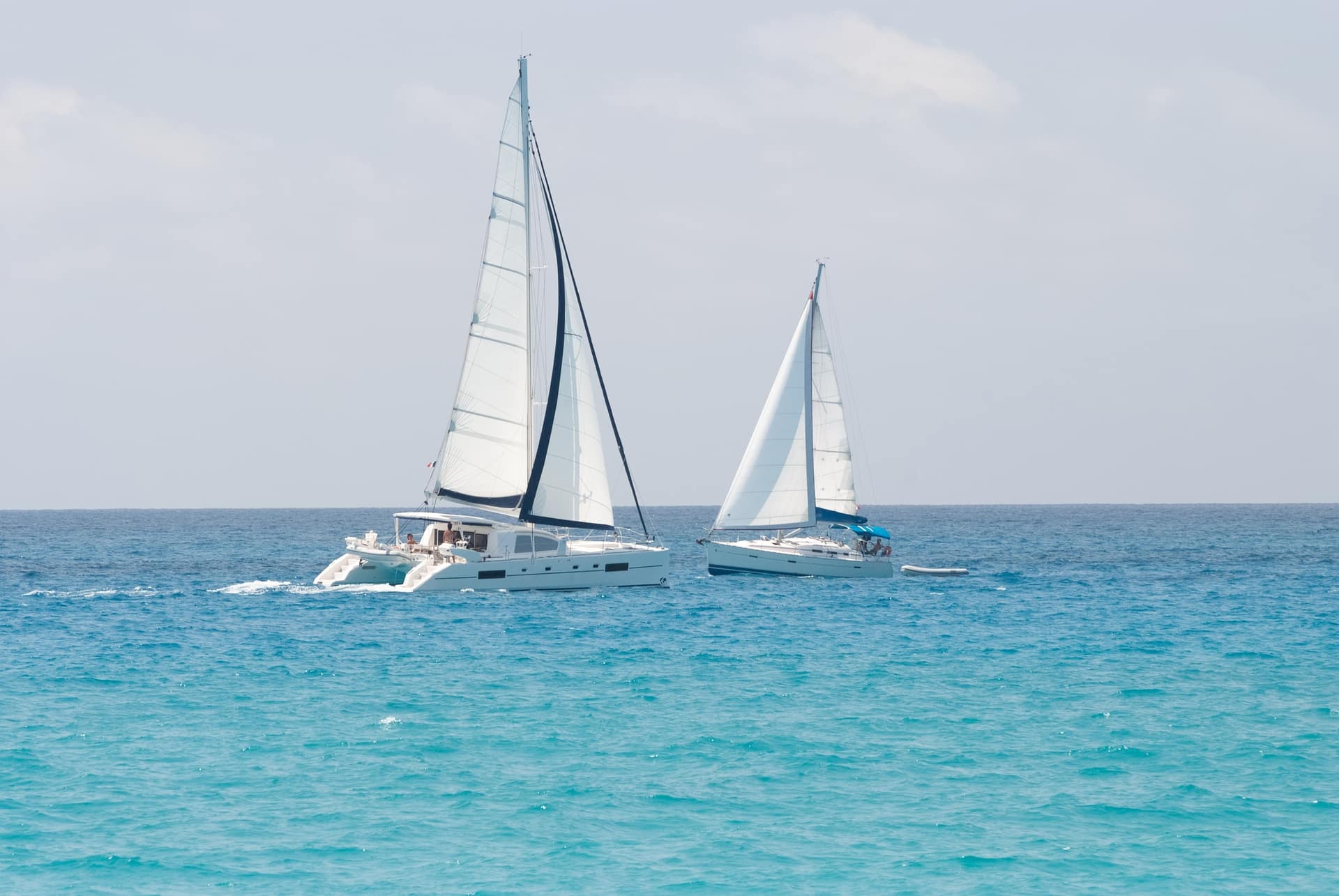 La balade en catamaran