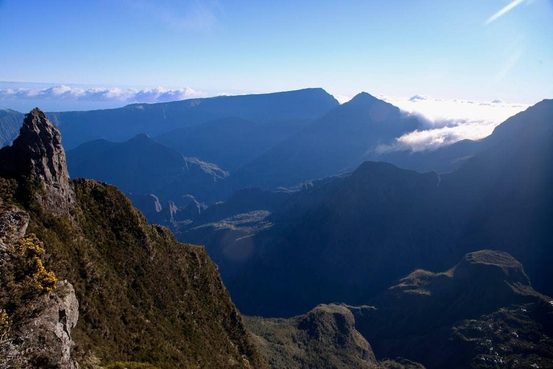 Le cirque de Mafate depuis le belvédère du Maïdo