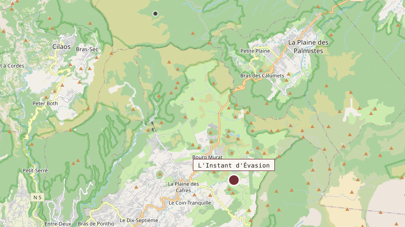 Carte situant L'Instant d'Évasion